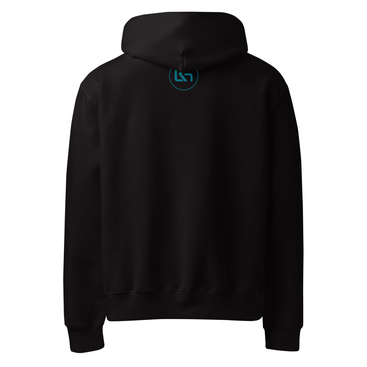 LOWKEY HORIZON OVERSIZED HOODIE Black Rückseite