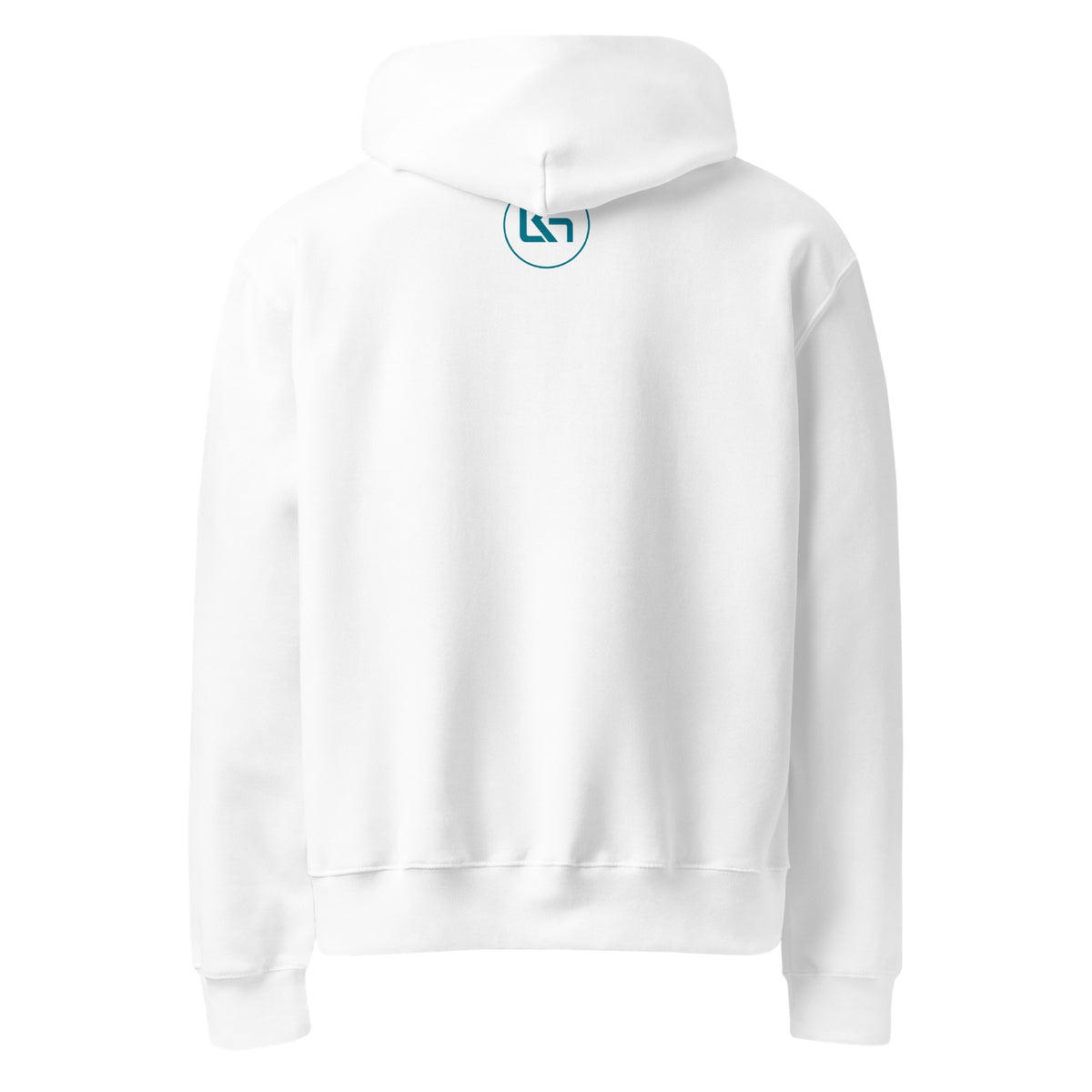 LOWKEY HORIZON OVERSIZED HOODIE White Rückseite